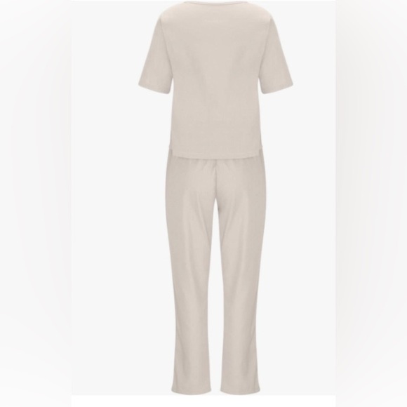 NWT 2 Piece Outfit Cotton/ Linen Casual Matching Set - Picture 3 of 14